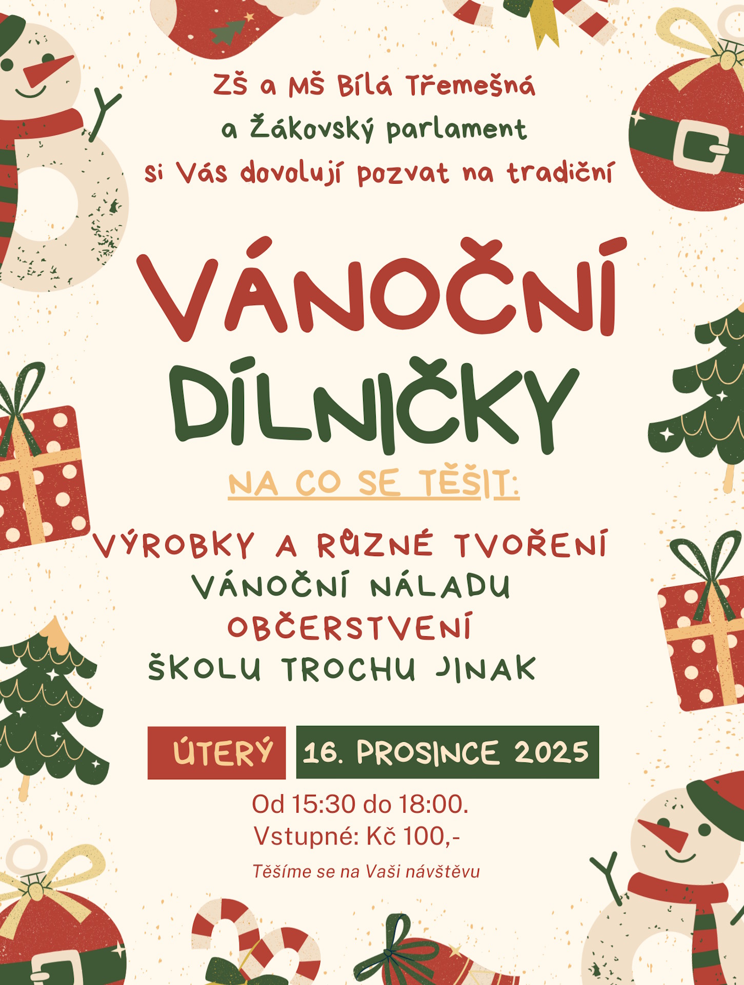 Vánoční dílničky 2025